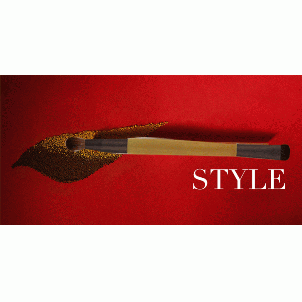 Bamboo Handle Mini Makeup Blending Brush Cosmetic Weasel Hair 163mm