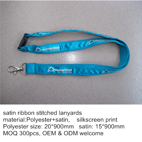 ID card badge holder polyester neck lanyards,corporate logo screen printed, economic price