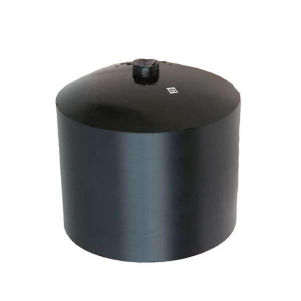 Corrosion Resistant EN 12201 HDPE End Caps For Sewerage Treatment