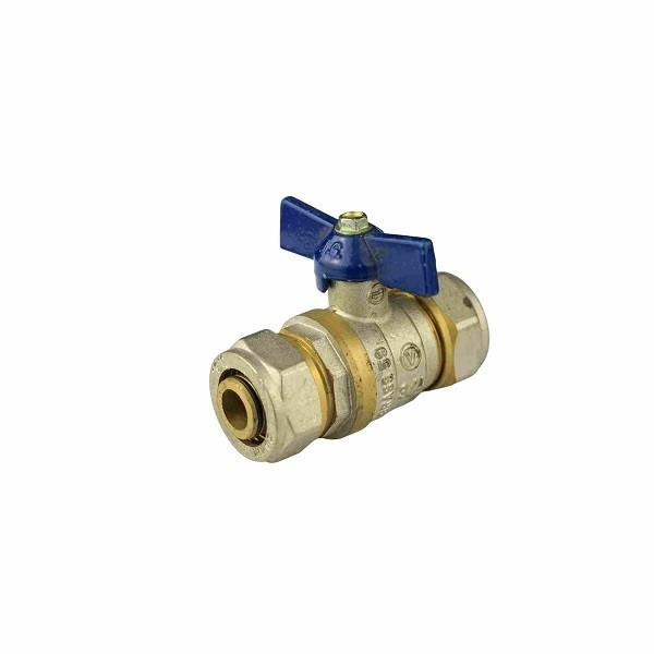 Forged CW617N Brass Ball Valves 1/2 Inch To 4 Inch Butterfly Handle Ball Valve