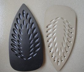 Organic silicone mixed with abrasion resistant Electrical Coatings apply electric irons