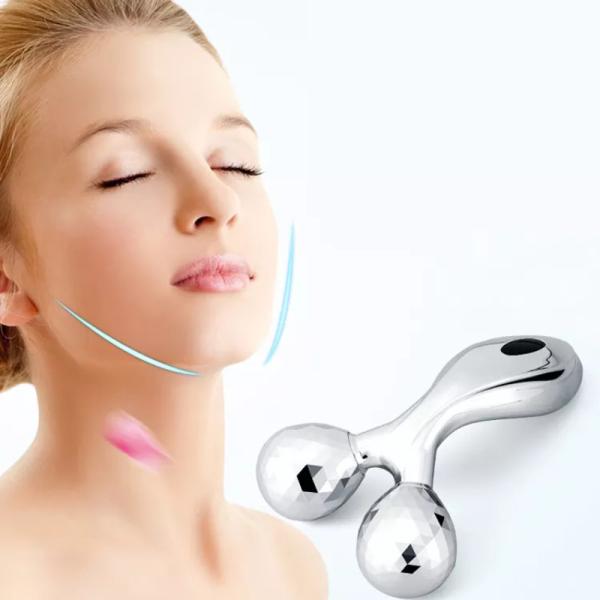 Handheld Facial Y Shaped 3D Massage Roller Skin Tightening Face Lifting Wrinkle Removal