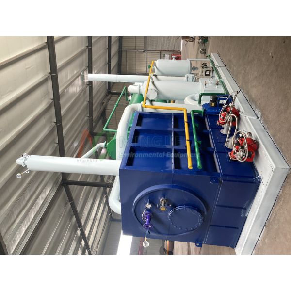 12 kW Mobile Skid Mounted Small Scale Pyrolysis Equipment for Environmental Solutions