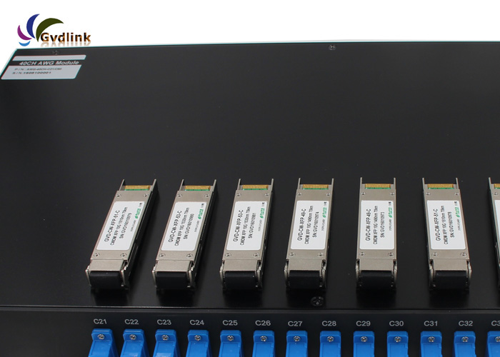 Одиночный ABS AAWG DWDM Mux Demux каналов волокна 40