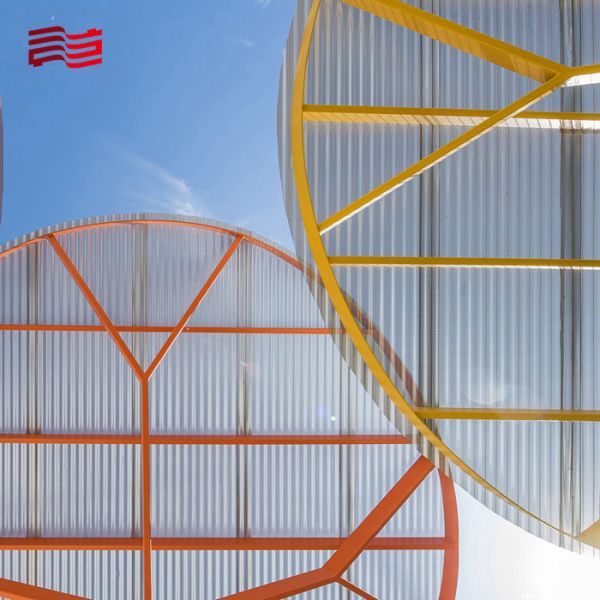 Stainless Steel Outdoor Sunshade Pavilion in Various Color Combinations for Landscaping