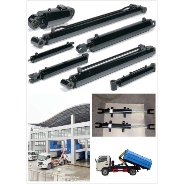 Ram Garbage Truck Sanitation Vehicles hidráulico telescópico temporario doble