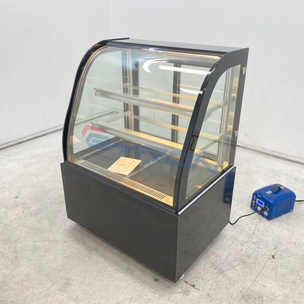 Customized Countertop Cake Display Cabinet Refrigerated Cake Display Case