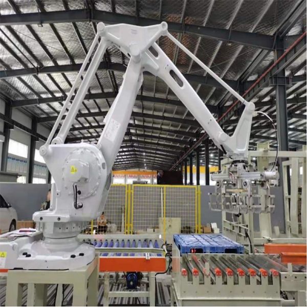 Palletizing Robot Arm For Ecommerce Multi SKU Boxes Flexible Program Switching
