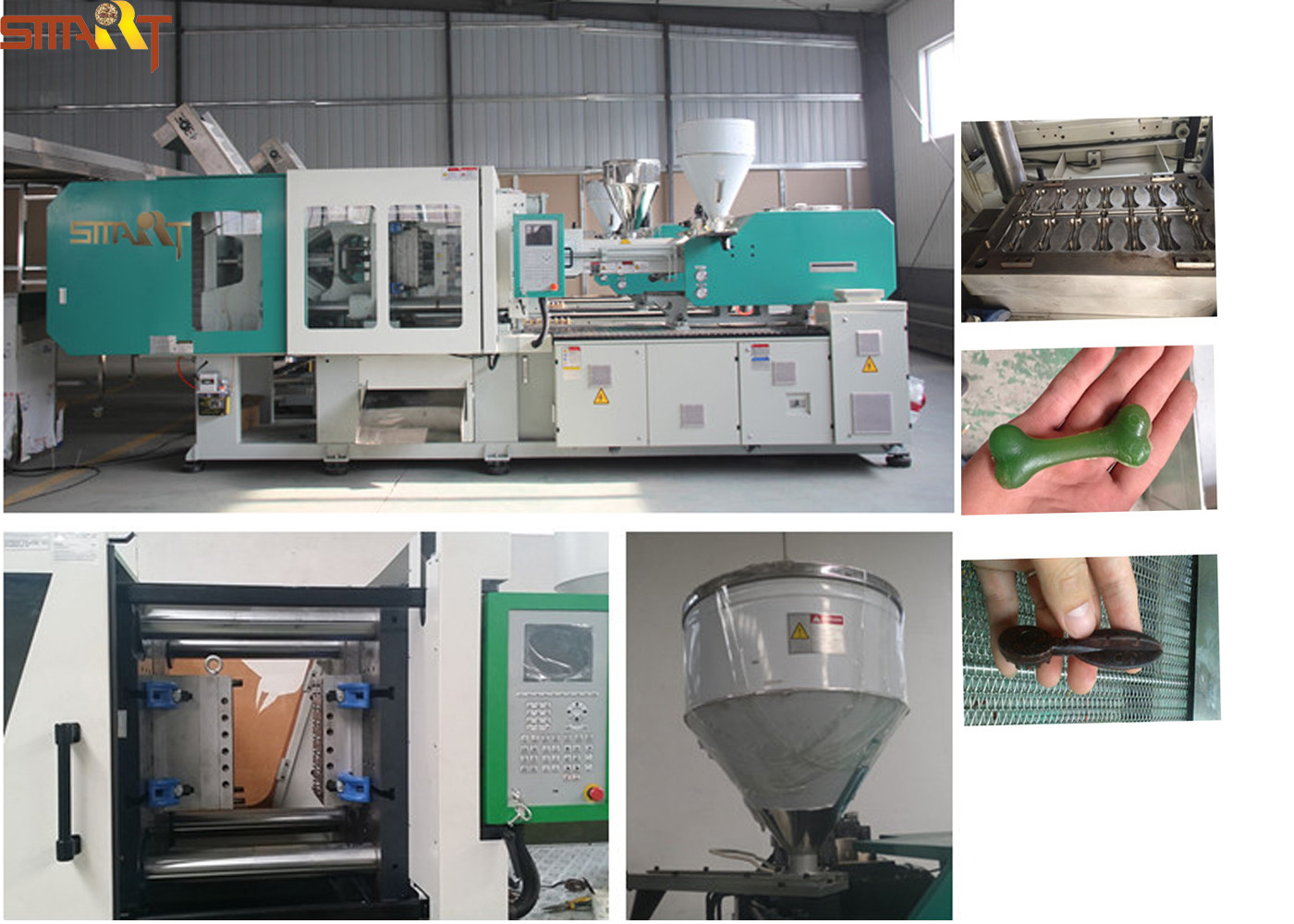 Зубоврачебная собака жуя косточку делая впрыску машины обслуживания собаки отлила в форму