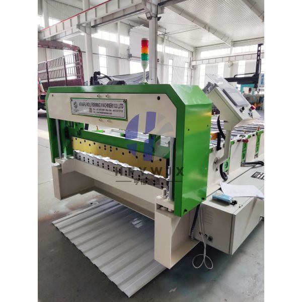C8 Trapezoidal Roll Forming Machine with PLC Control System for High Speed 35m/min Metal Sheet Equipment 0.3-0.8mm Thickness