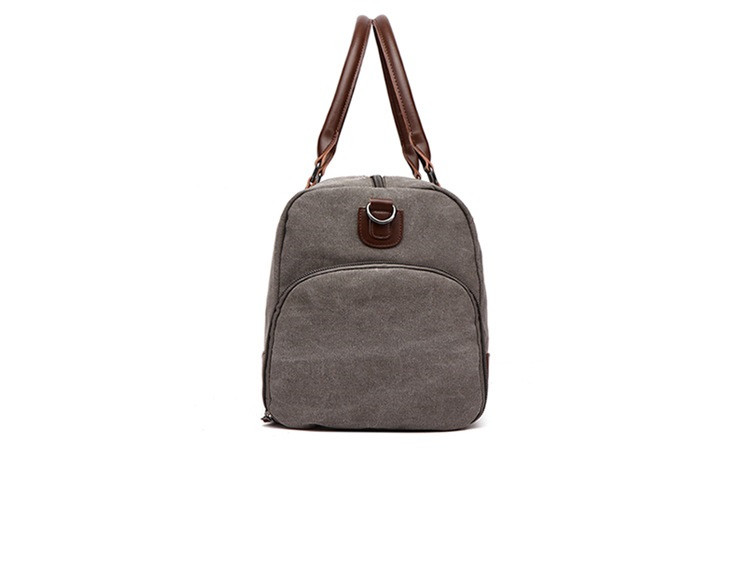 Изготовленная на заказ сумка Duffle Weekender женщин сумки Tote холста дам Microfiber кожаная