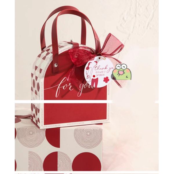 OEM Спасибо подарочный бумажный ящик Polkadot картонный подарочный упаковочный ящик для парфюмерии