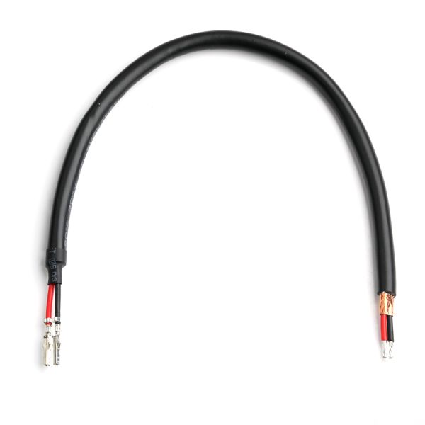 18AWG 2-Conductor Shielded Power Cable with Mini-Fit Terminals, RoHS Compliant