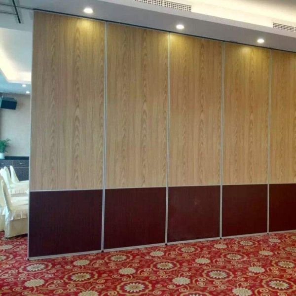 Fireproof Modern Dance Studio Movable Partition Walls With Pass Door