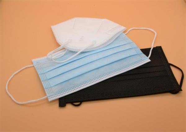 Multi Colored 3 Ply Disposable Face Mask / Medical Face Mask 3 Ply Earloop