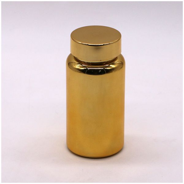 Bouteille en PET personnalisée de 150 ml/5 oz pour comprimés/capsules/poudre/pilules médicinales et capuchon en relief