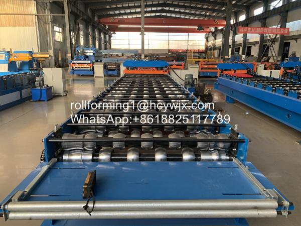 rolo vitrificado antiguidade da telha do controle do PLC 2m/Min que forma a máquina