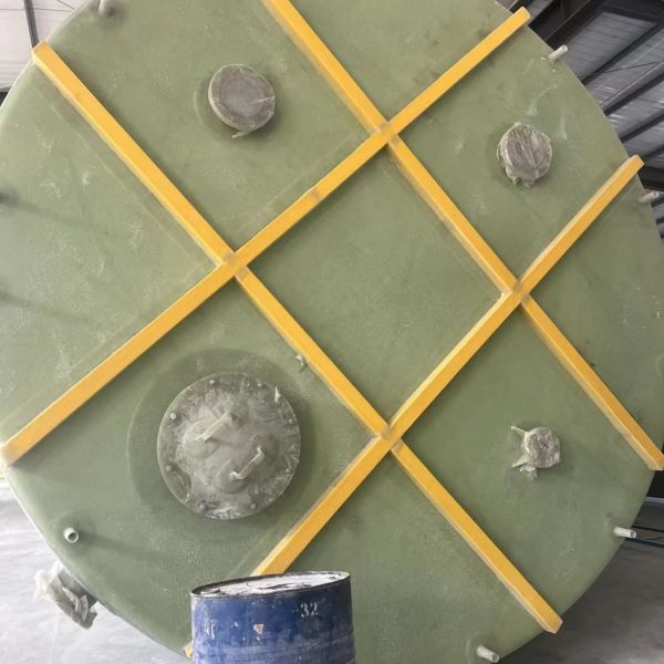 Filament Winding Waste Sewage Treatment Tank Vertical Frp Storage High Strength