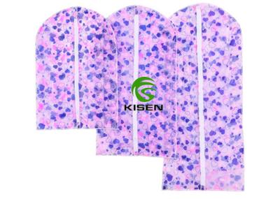 Anti Water / Dust Zippered Garment Bags Plastic PVEA Material Lightweight