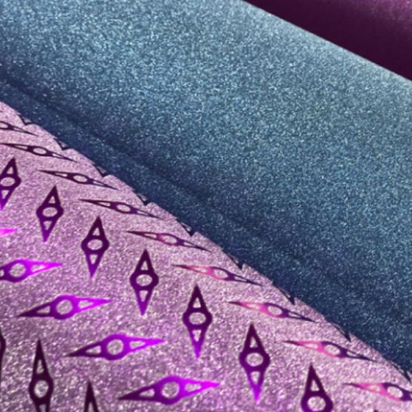 Soft Self Adhesive Glitter Film Jumbo Roll Perfect for Wet or Dry Lamination Machine