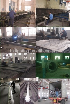 Hot Dip Galvanized Traffic Signal Pole with Wind Resistance 160Km/h for Highway Road
