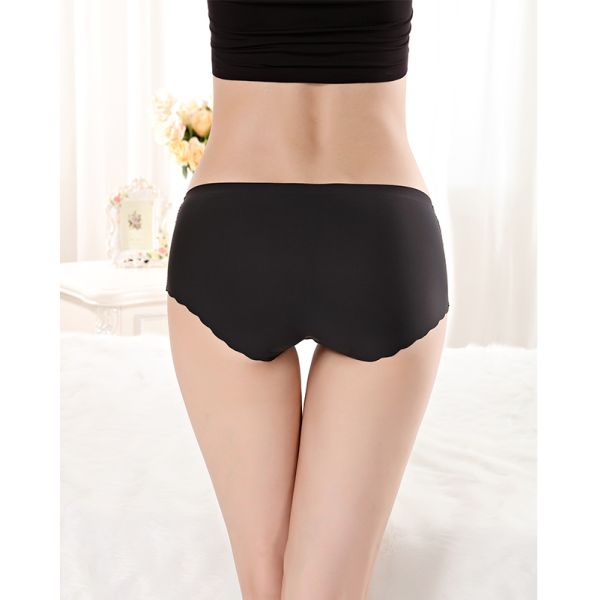 Crocheted Seamless Underwear Fat Ruffled Plus Size Female Underwear