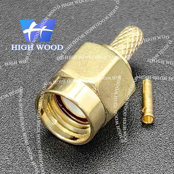 SMA Series RF Coaxial Connector,SMA-J-1.5 Reverse Plug