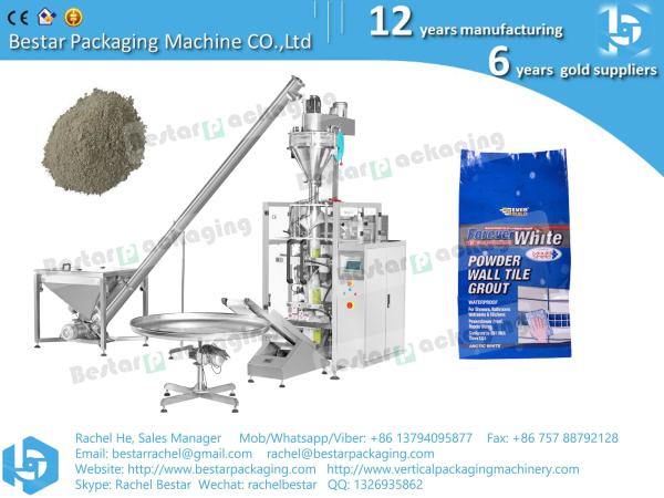 Lime powder 2kg pouch packaging by automatic machine BSTV-450DZ