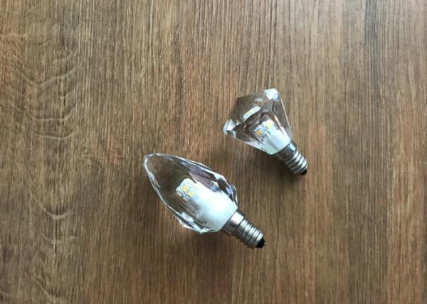 Ac 230v E14 Led Candle Bulbs Dimmable Diamond Shine 3.3w For Accent Lighting