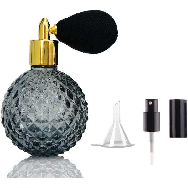 100ml Glass Cosmetic Containers Design Airbag Glass Perfume Spray Bottle