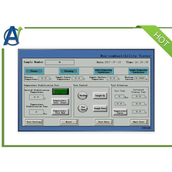 Non Combustion Test Equipment EN ISO 1182, IMO FTPC Part 1 ,ASTM E2652