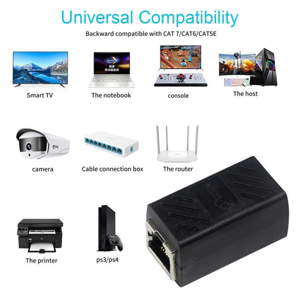 KUNCAN RJ45 イーサネットカプラー UTP/FTP/SFTP シールド Cat6 対応