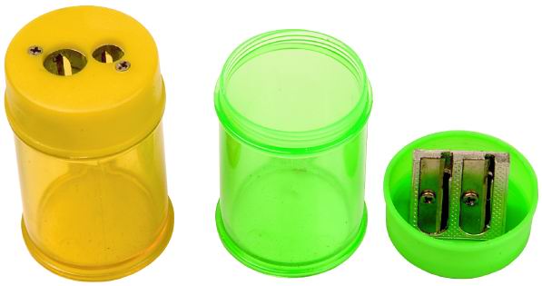 Papeterie manuelle colorée de bureau de taille-crayons de lame en acier d'Alumimium de papeterie d'art