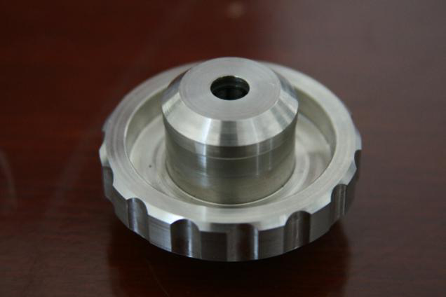 Waterjet Cutting Head Spare Parts ECL P4 Knurled Abrasive Nozzle Nut 711589-1