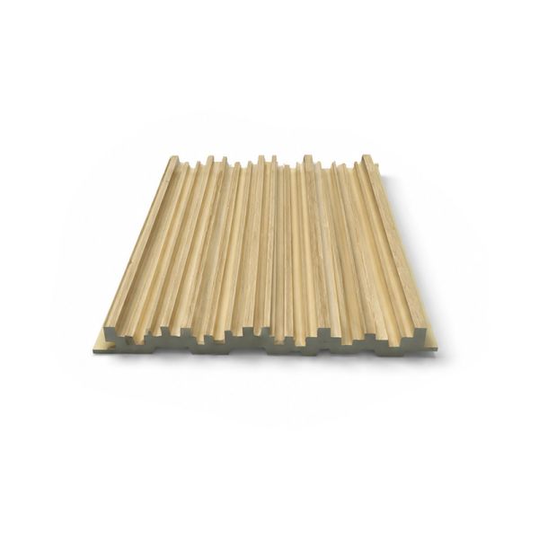 Decorative 3D PVC Fluted Wall Panels 160x14mm Waterproof Slat Interior Cladding for Feature Wall Installations