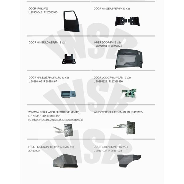 20545094 20545095 Grill Step Bracket Lower Front Panel Hinge for Truck Parts