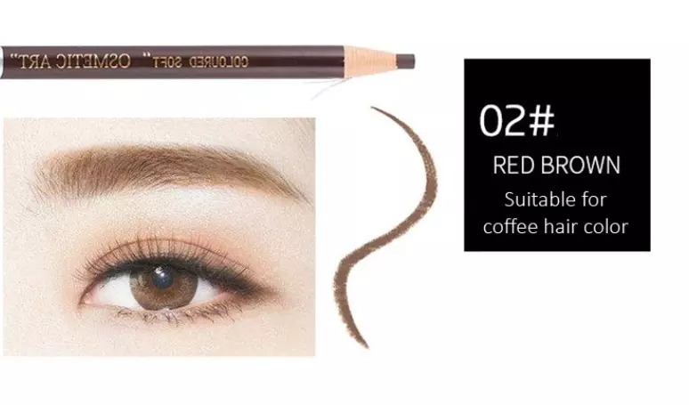 5 карандаш брови лезвия 18cm бумажного крена цветов микро- водоустойчивый