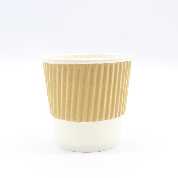 Single Wall Coffee Paper Cup Insulated Disposable Coffee Cups ISO9001