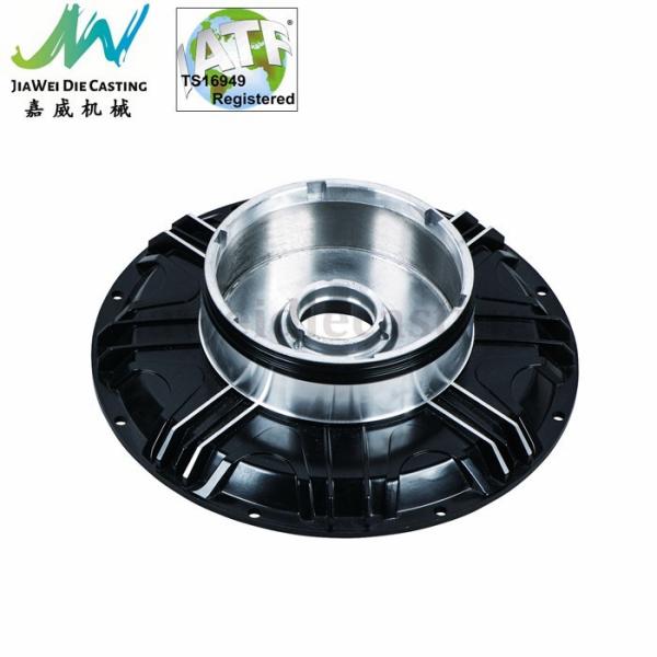 Custom Industrial Aluminum Motor Housing Die Casting Type Black Painted