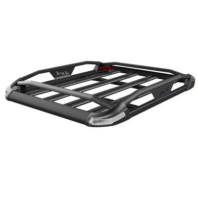 SUV Roof Top Rack Basket Universal 4x4 Aluminium With LED Light