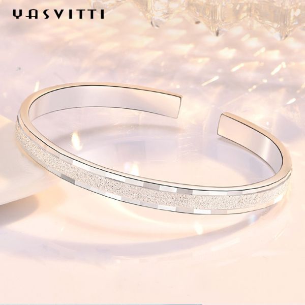 женщин OEM браслета S925 шарма 0.08oz 2in браслет твердых серебряных регулируемый