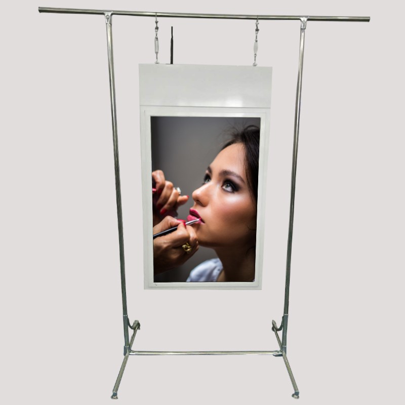 Потолочная крыша установка сверхтонкий высокой яркости двойные экраны 49 дюймовый сеть WIFI LCD рекламный проигрыватель монитор