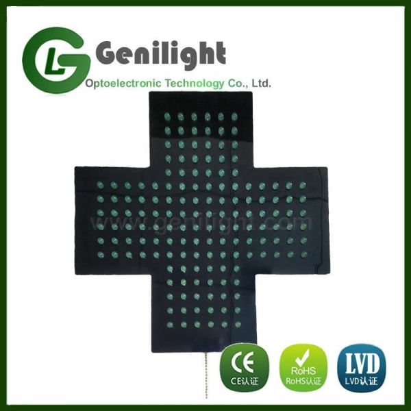 Signos abiertos de farmacia LED con panel de 56*33 pulgadas