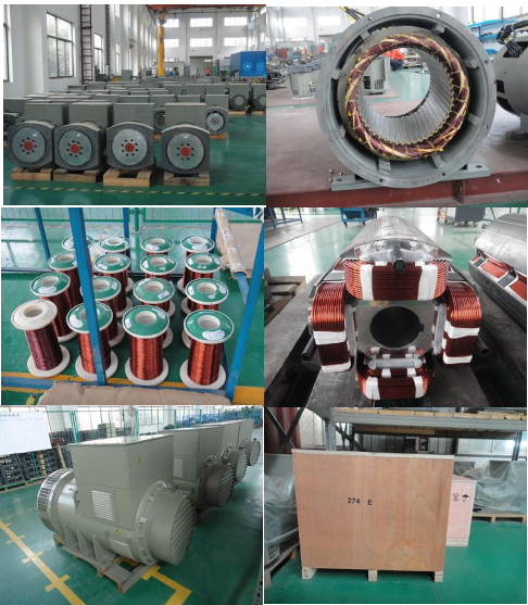 190V - 454V 3 Phase AC Generator 6.5kw  8.1kva For Caterpillar Generator Set