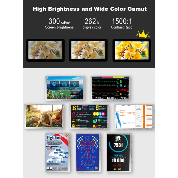 Polcd 800x480 5 дюймовый дисплей квадратной формы LCD IPS Угол просмотра LCD экрана 40pin ST7262 Диск TFT модуль