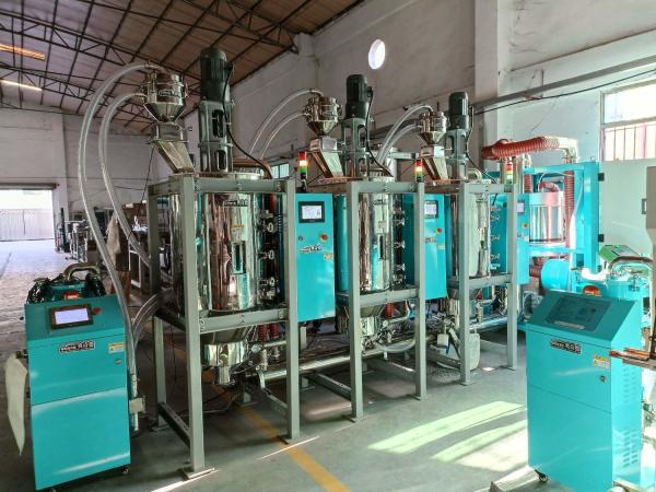 PET Crystallizer Dryer OCR-160 for PET PLA PA TPU Sticky Regrind Material made of Stainless Steel with High-torque Motor