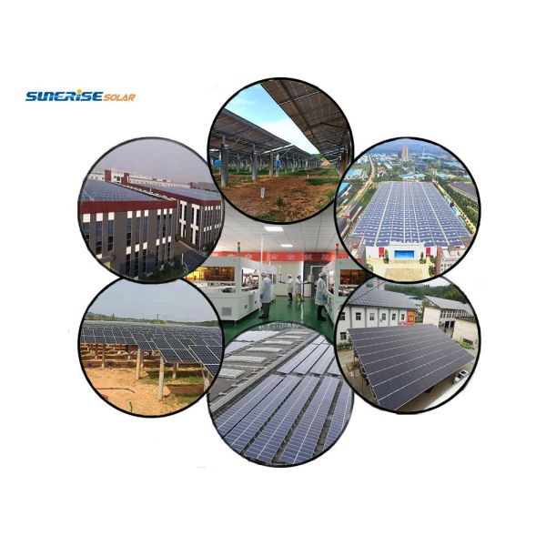 TUV Approval 450W Silicon Half Cell Solar Panel 21% Efficiency