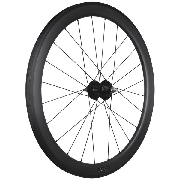 Carbon 700C Fixed Gear Wheelset 50mm Vacuum Rim Road Bike Wheelset