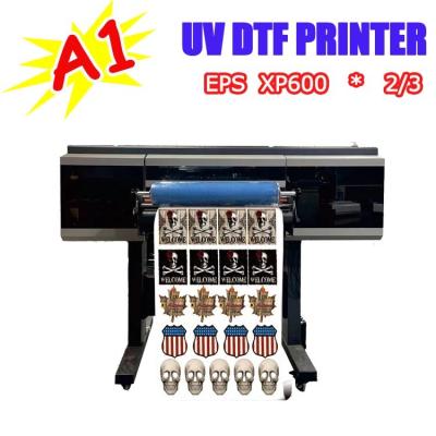 Cup Wrap 3*i3200 UV DTF Printer A1 600MM 8m²/h for canvas bag/hat/t-shirt/mask/trouser/cushion