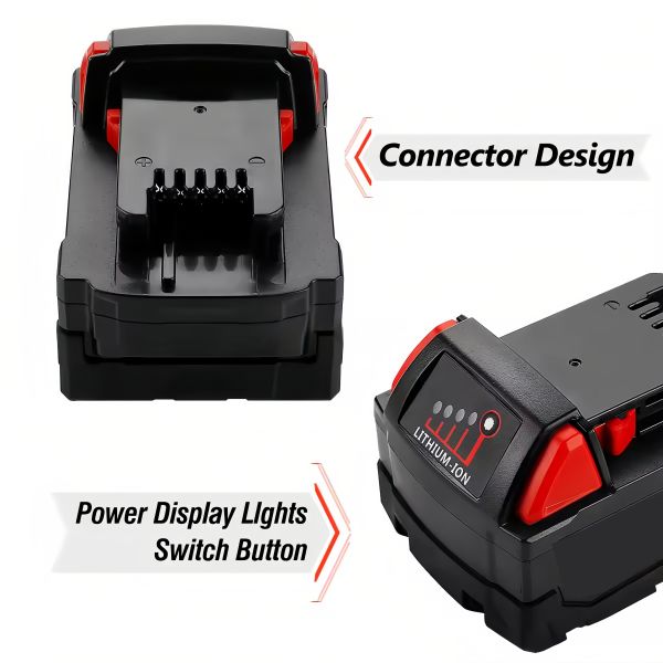 96Wh 108Wh Milwaukee Battery Charger Replacement Milwaukee XC 6.0